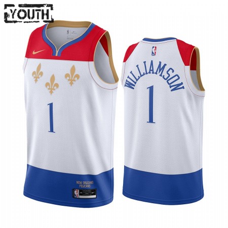 Canotte Bambino New Orleans Pelicans Zion Williamson 1 2020-21 City Edition Swingman